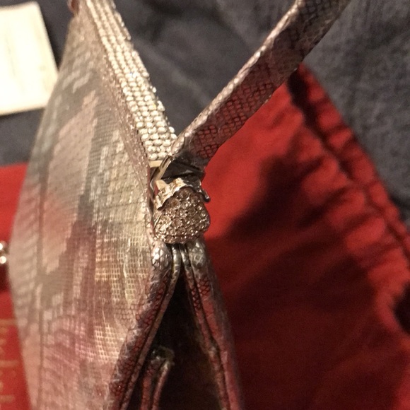 TWO Judith Leiber purses! One silver with crystals. One gold. - Picture 2 of 13